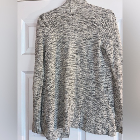 LOFT Women's XS Gray Open Front Sweater Cardigan - Picture 3 of 4